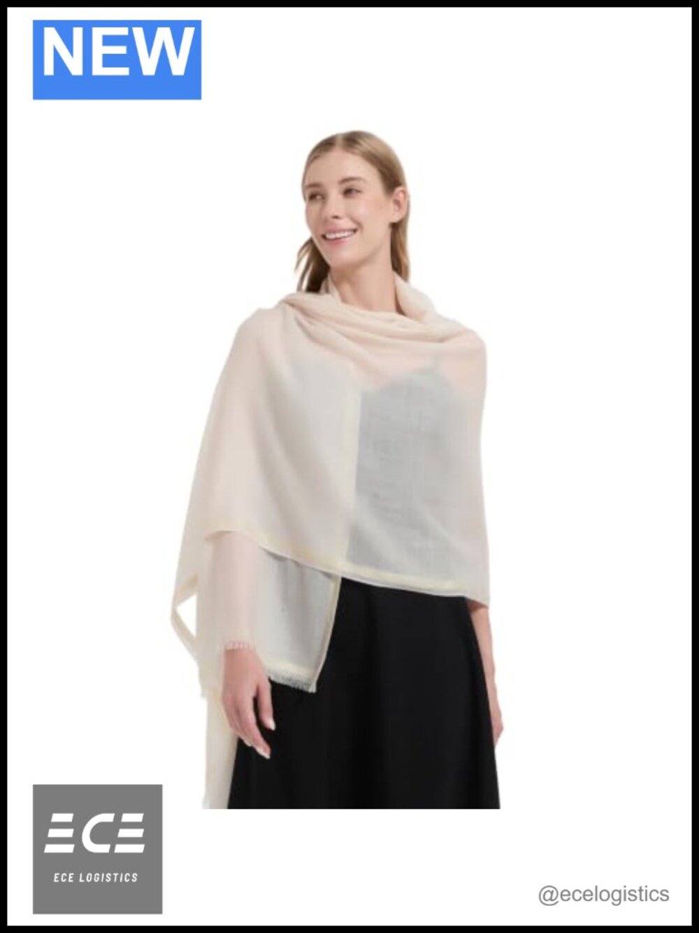 100% Cashmere Wrap Travel Shawl Scarf Pashmina Stole All-Season Women